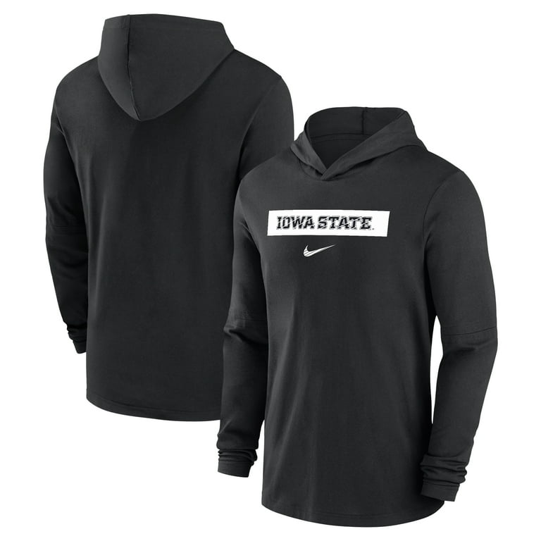 Iowa state black nike hoodie hotsell