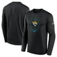 thumbnail image 1 of Men's Nike Black Jacksonville Jaguars Icon Legend Performance Long Sleeve T-Shirt, 1 of 3