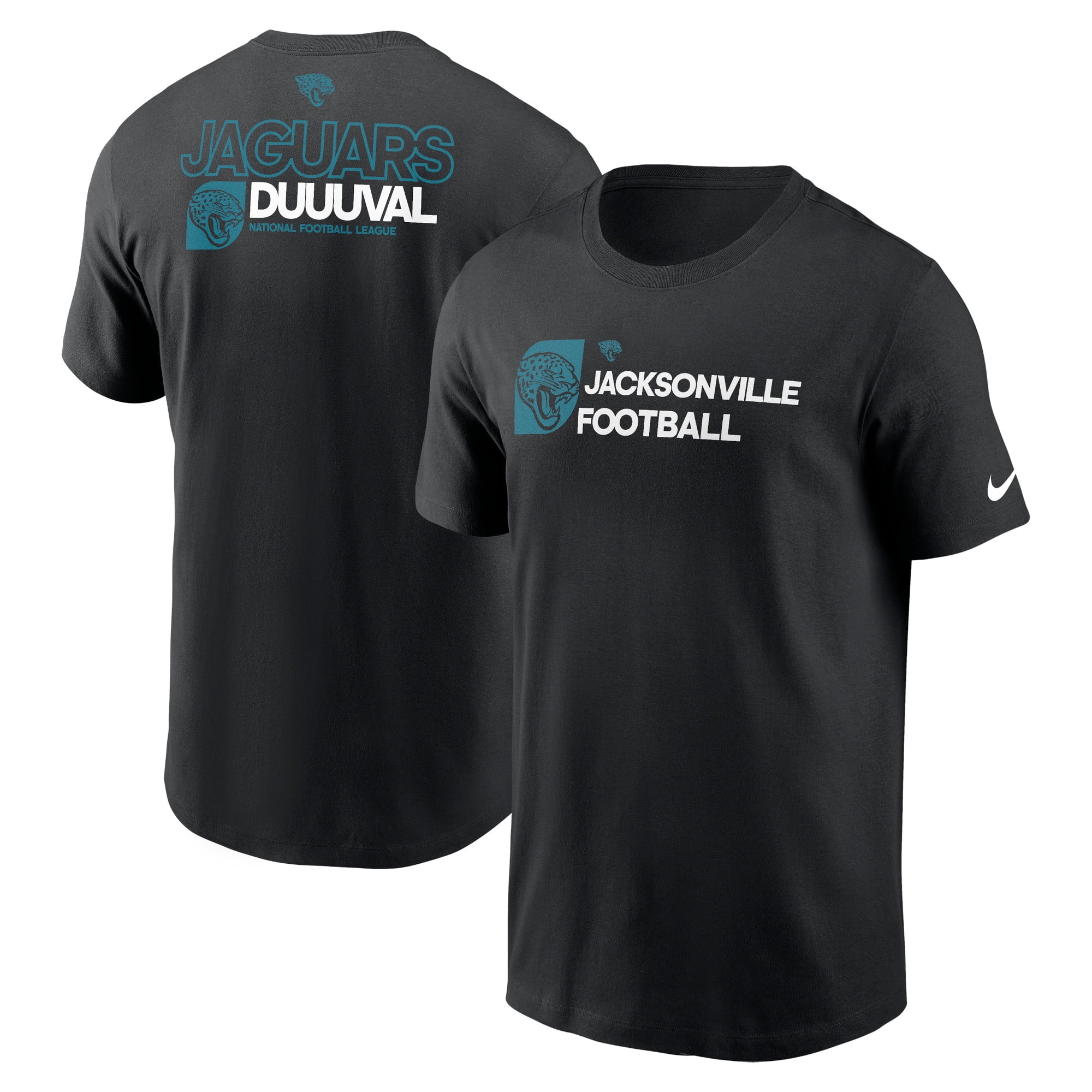 Men's Nike Black Jacksonville Jaguars Outline TShirt