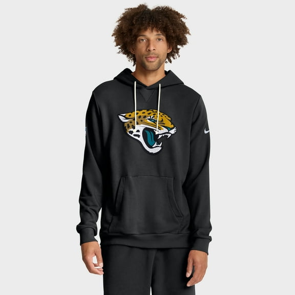 Men's Nike Black Jacksonville Jaguars Sideline Standard Issue Initial Home Dri-FIT Hoodie