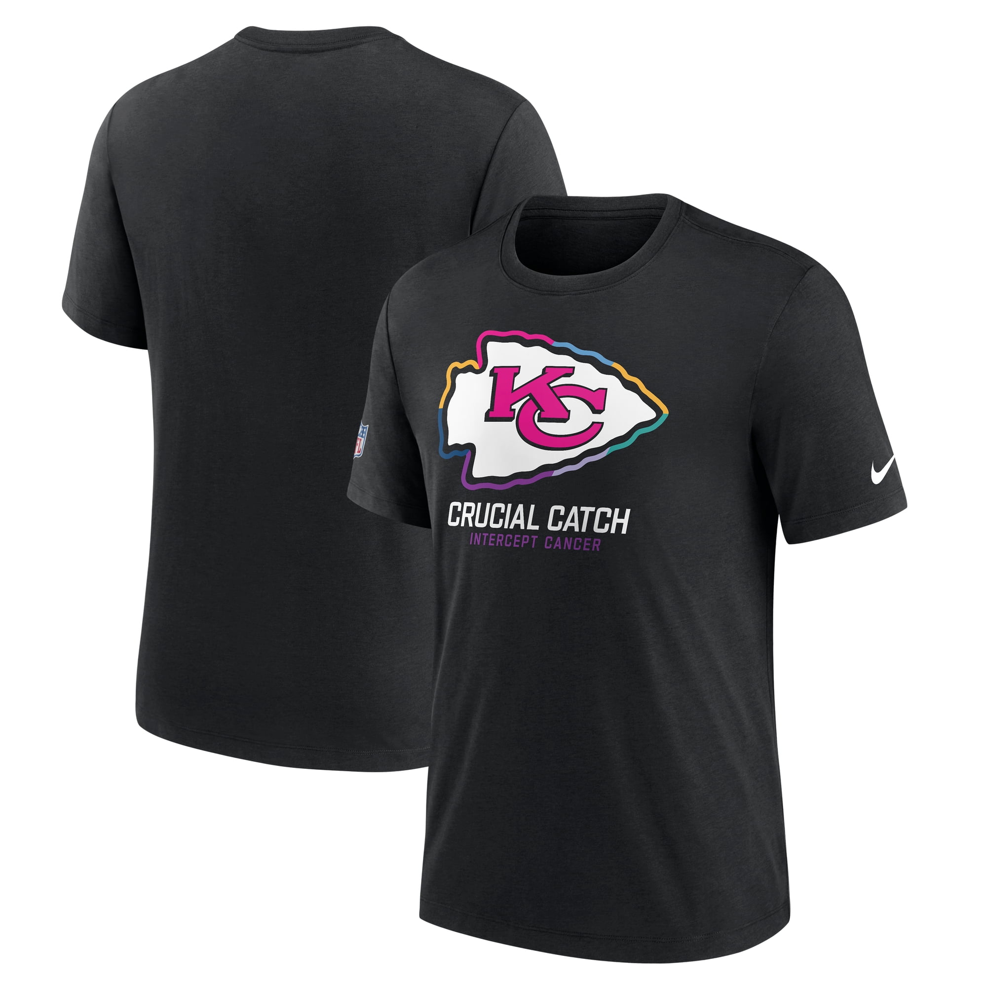 Men's Nike Black Kansas City Chiefs 2024 NFL Crucial Catch Big & Tall T