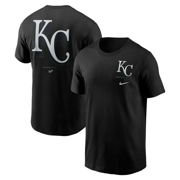 Men's Nike  Black Kansas City Royals  Bar Loading T-Shirt