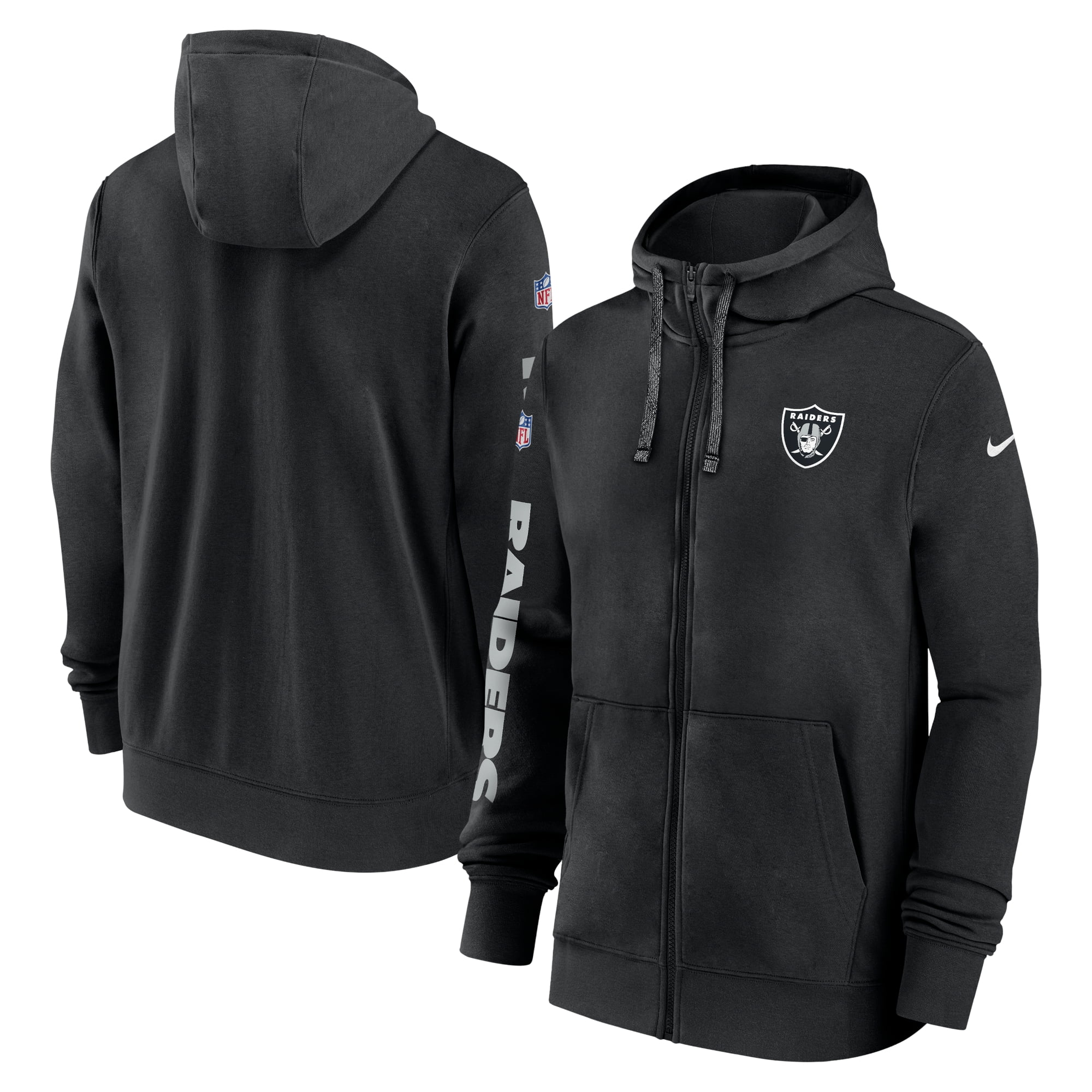 【NIKE】Las Vegas Raiders Sideline Team Issue Club Men's Nike Black Las Vegas Raiders 2024 Sideline Club Full