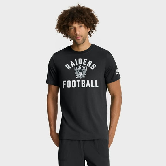 Men's Nike Black Las Vegas Raiders Favorable Timeline Tri-Blend T-Shirt