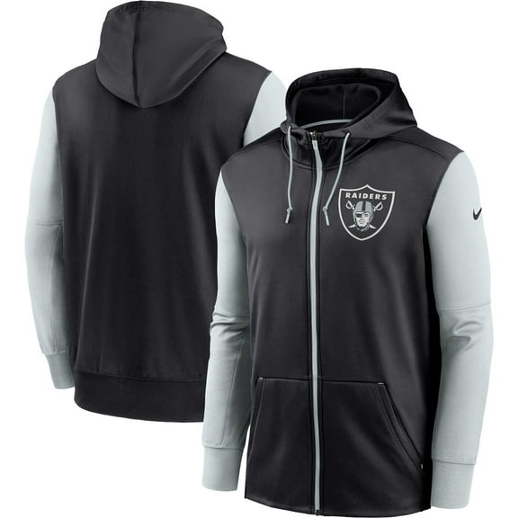 Men's Nike Black Las Vegas Raiders Performance Full-Zip Hoodie