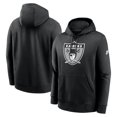 thumbnail image 1 of Men's Nike Black Las Vegas Raiders Rewind Club Logo Pullover Hoodie, 1 of 3