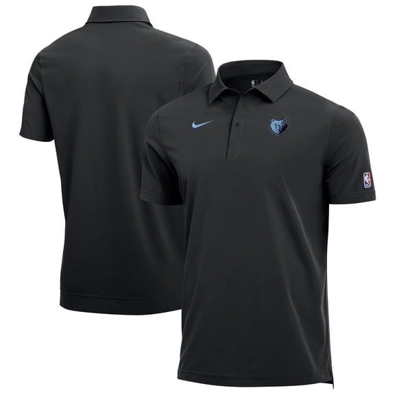 Men's Nike  Black Memphis Grizzlies 2025/26 Authentic Dri-FIT Coaches Polo