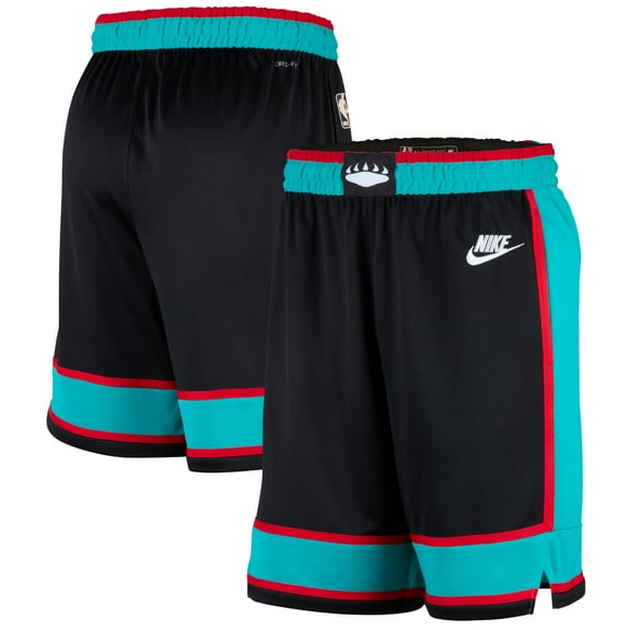 Men's Nike Black Memphis Grizzlies Classic Edition Hardwood Classics Swingman Shorts