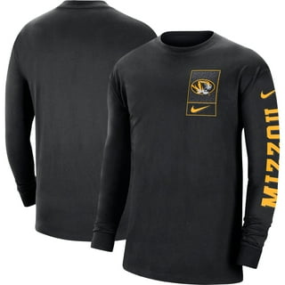 Men's Nike Black Missouri Tigers Two-Button Replica Baseball Jersey