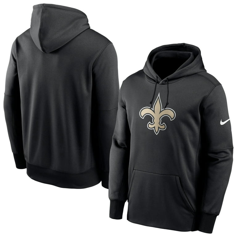 Men's Nike Black New Orleans Saints Fan Gear Primary Logo Therma