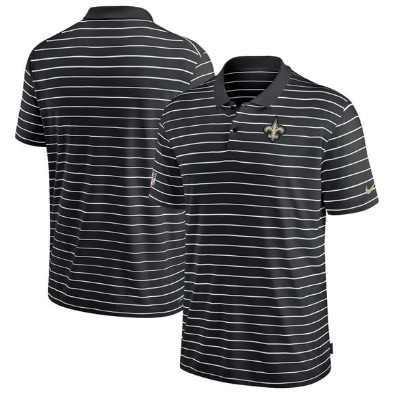 Men's Nike Black New Orleans Saints Sideline Lock Up Victory Performance Polo