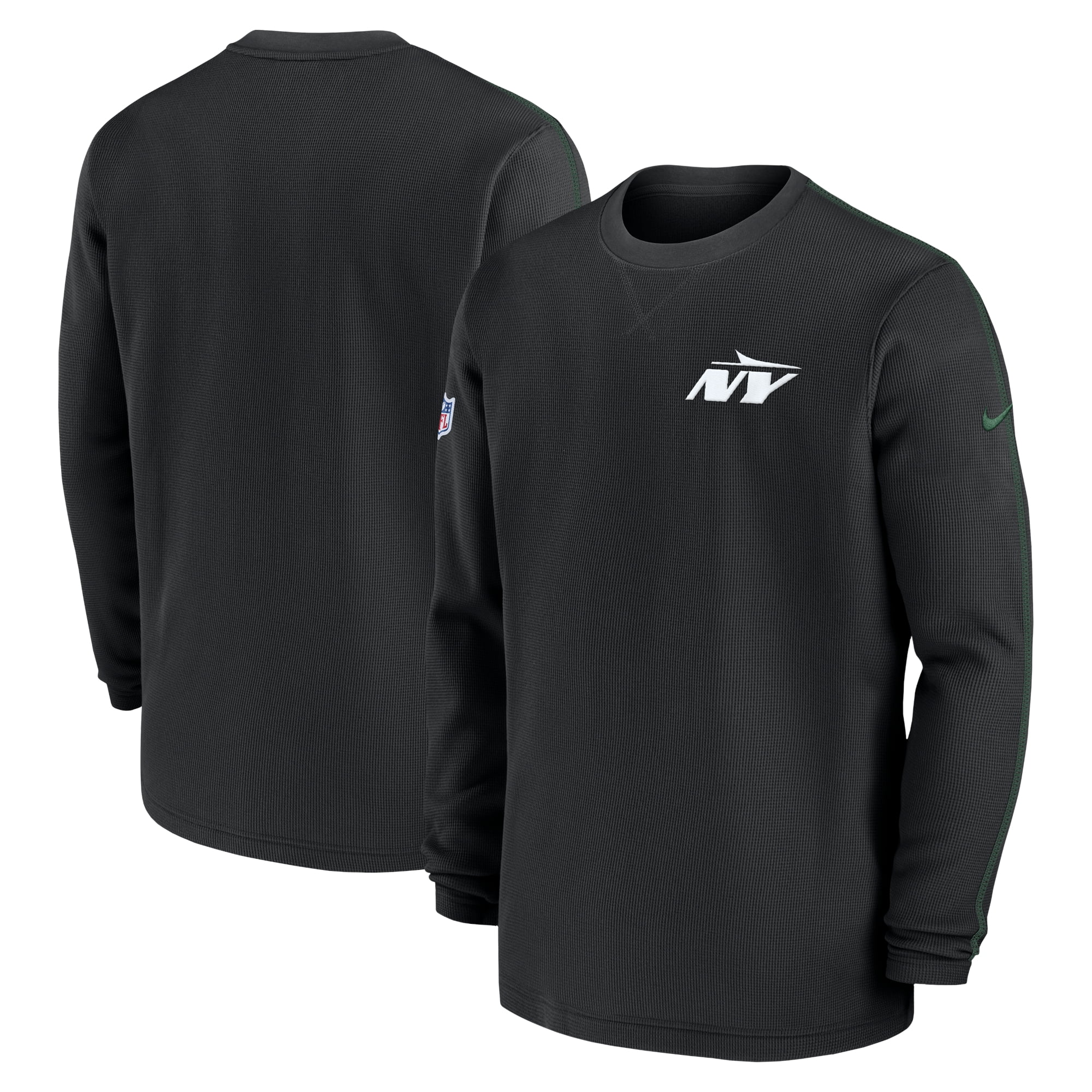 Men's Nike Black New York Jets 2024 Sideline Coaches Long