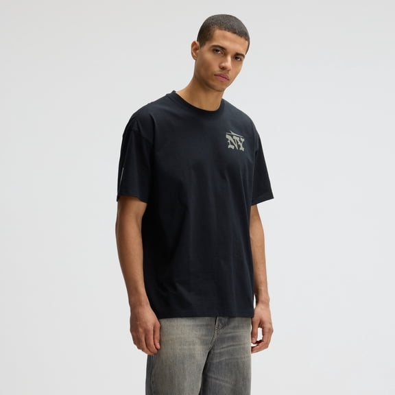 Men's Nike Black New York Jets 2025 Rivalries Collection Essential Max90 T-Shirt