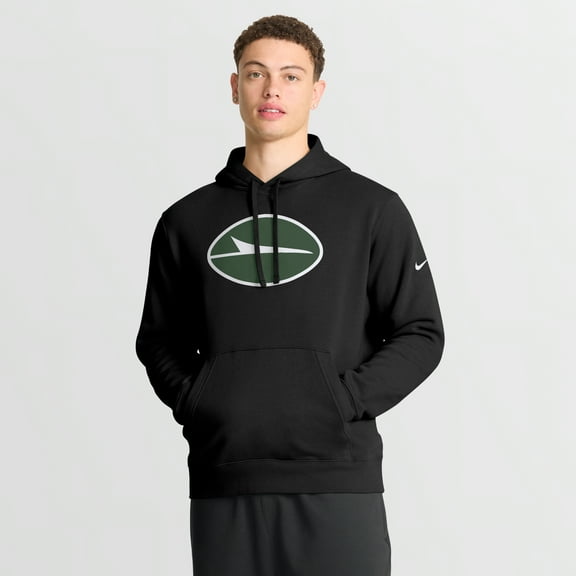 Men's Nike Black New York Jets Club Fleece Pullover Hoodie