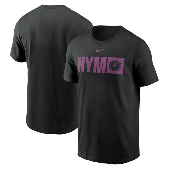 Men's Nike Black New York Mets City Connect Tricode T-Shirt