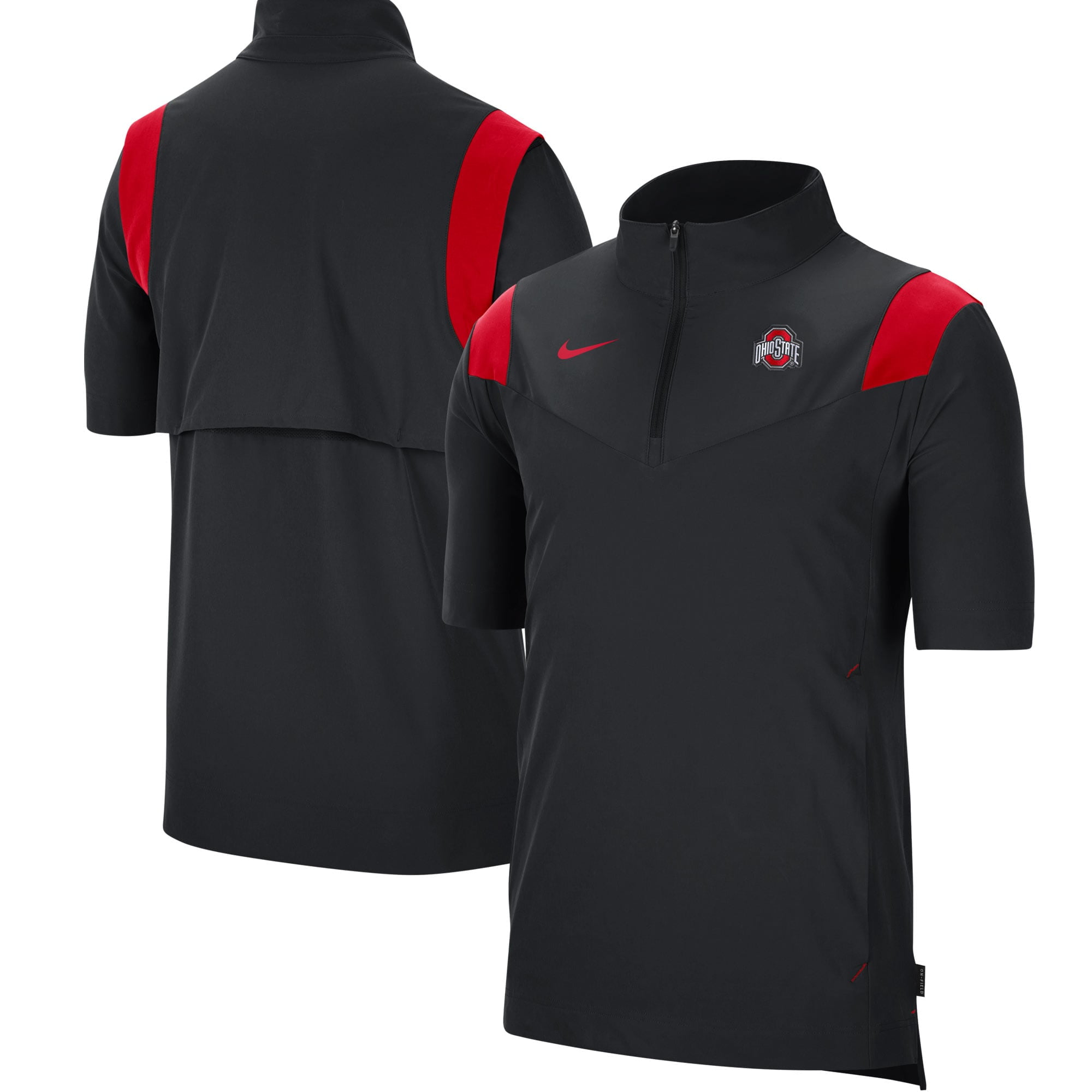 Men s Nike Black Ohio State Buckeyes 2021 Coaches Short Sleeve