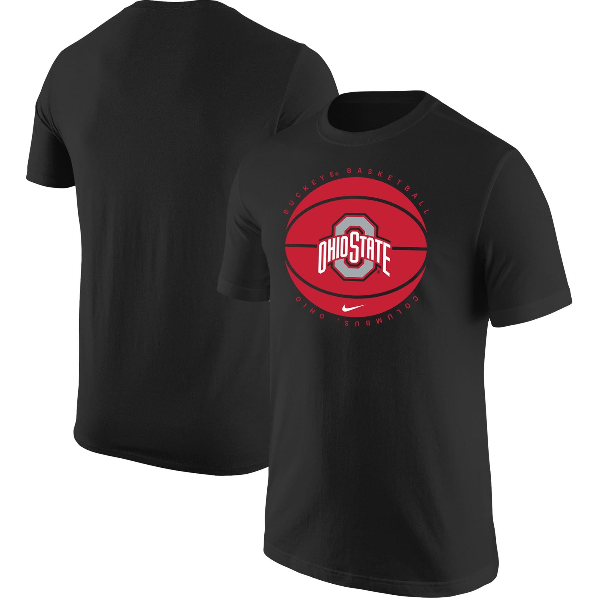 Men's Nike Black Ohio State Buckeyes Basketball Logo TShirt