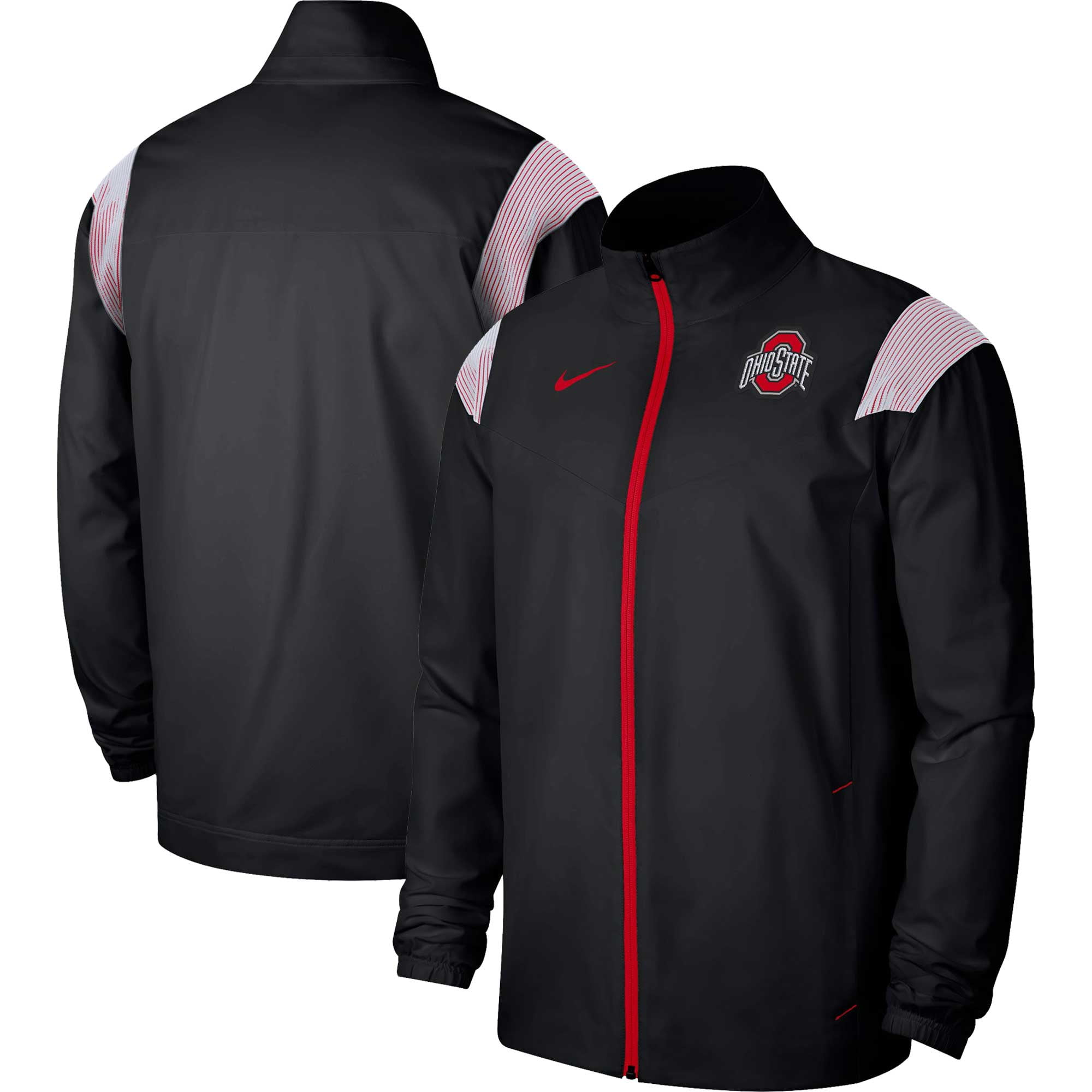 Men's Nike Black Ohio State Buckeyes Woven Full-Zip Jacket - Walmart.com