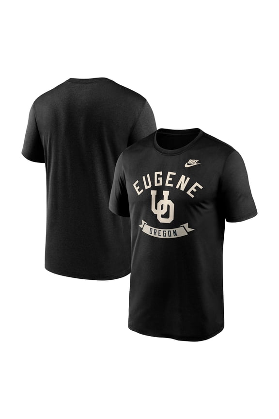 Men's Nike Black Oregon Ducks Fashion Hometown Legend Dri-FIT T-Shirt