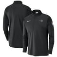 Men's Nike Black Orlando Magic 2024/25 Courtside Performance HalfZip