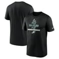 thumbnail image 1 of Men's Nike Black Philadelphia Eagles Super Bowl LIX Champions Fly Eagles Fly T-Shirt, 1 of 4