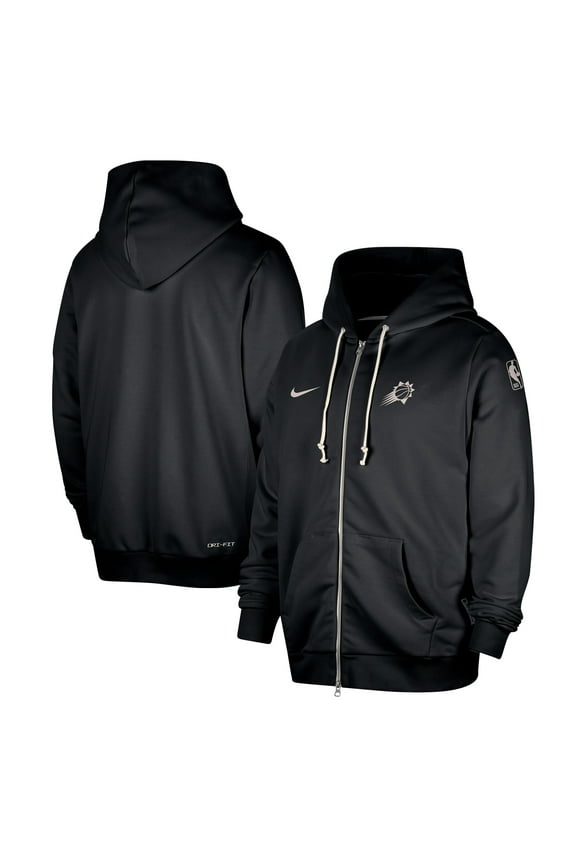 Men's Nike Black Phoenix Suns Authentic Standard Issue Full-Zip Hoodie Jacket