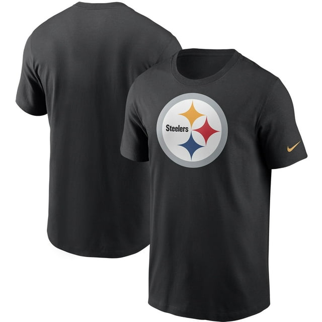 Men's Nike Black Pittsburgh Steelers Primary Logo T-Shirt - Walmart.com