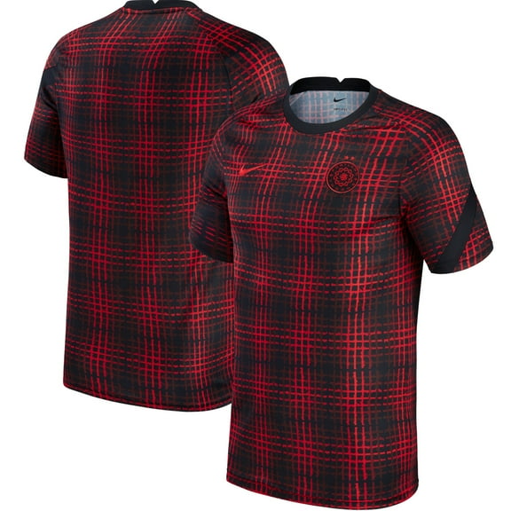 Men's Nike Black Portland Thorns FC 2021/2022 Pre-Match Performance Top