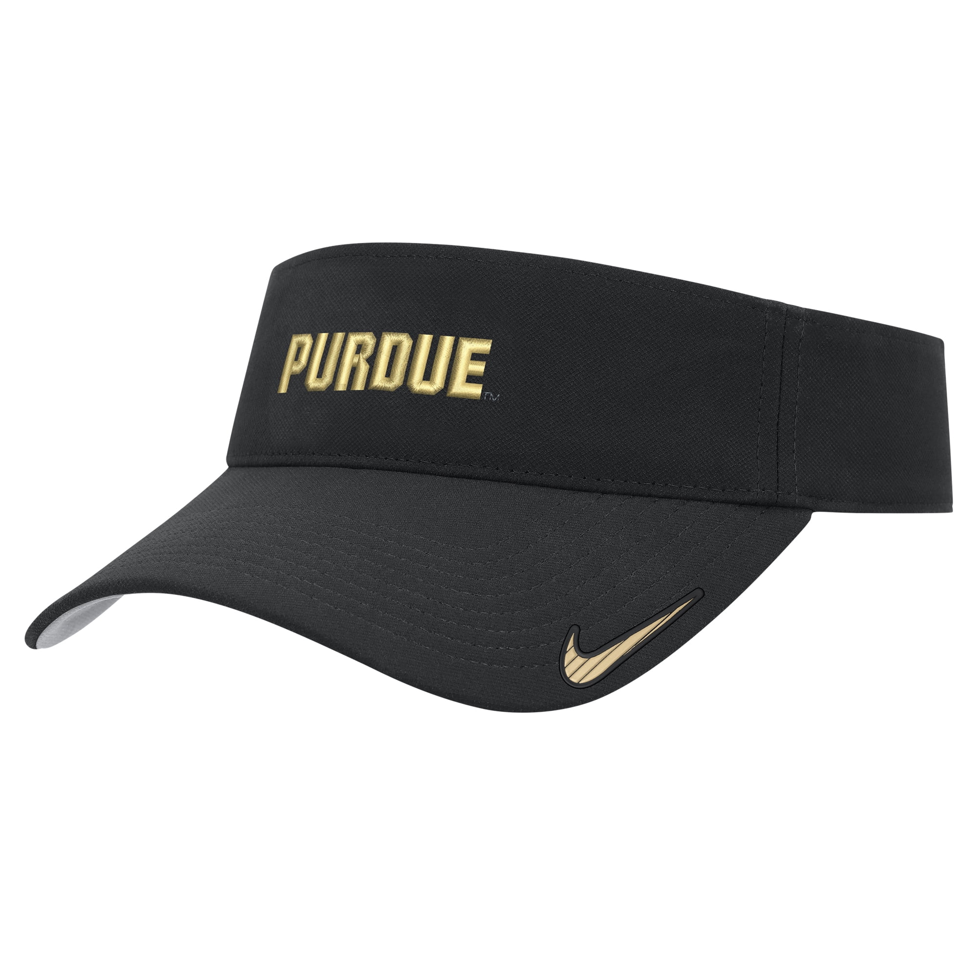 Men s Nike Black Purdue Boilermakers 2024 Sideline Ace Performance Adjustable Visor Walmart