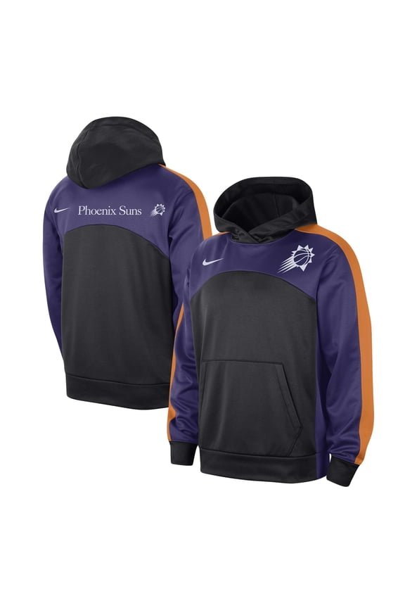 Men's Nike Black/Purple Phoenix Suns Authentic Starting Five Force Performance Pullover Hoodie