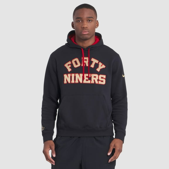 Men's Nike Black San Francisco 49ers 2025 Rivalries Collection Club Hoodie