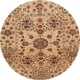 thumbnail image 1 of Ahgly Company Machine Washable Indoor Round Abstract Red Fox Red Area Rugs, 7' Round, 1 of 7