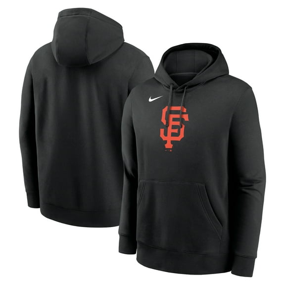Men's Nike Black San Francisco Giants Logo Club Fleece Hoodie