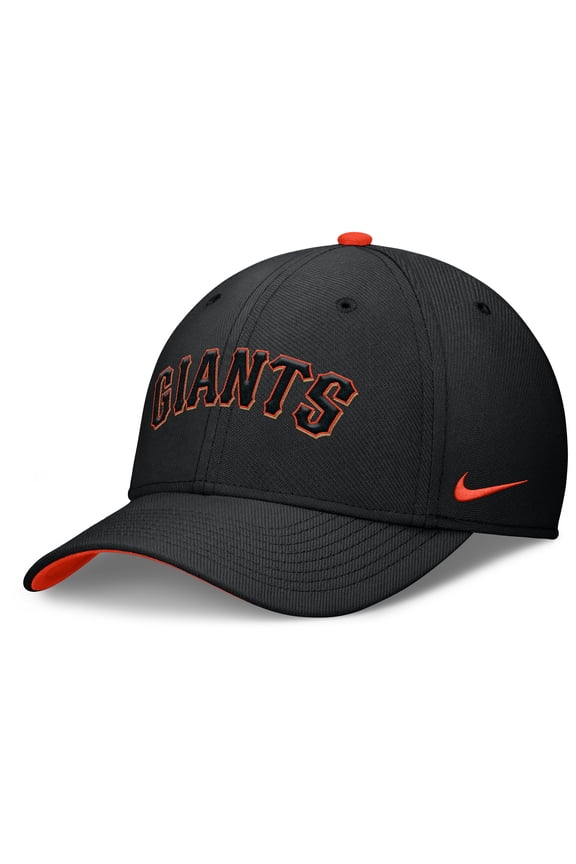 Men's Nike Black San Francisco Giants Primetime Rise Dri-FIT Flex Hat