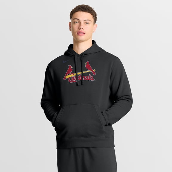 Men's Nike Black St. Louis Cardinals Club Hoodie