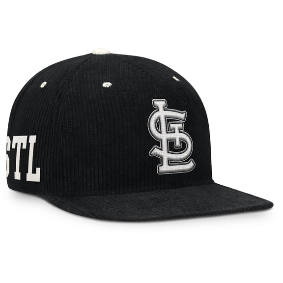 Men's Nike Black St. Louis Cardinals Pro Corduroy Structured Snapback Hat