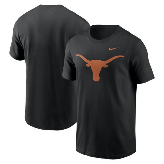 Men's Nike Black Texas Longhorns Primetime Evergreen Logo T-Shirt
