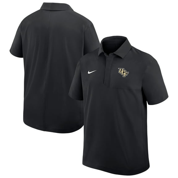 Men's Nike Black UCF Knights 2025 Sideline Dri-FIT Polo