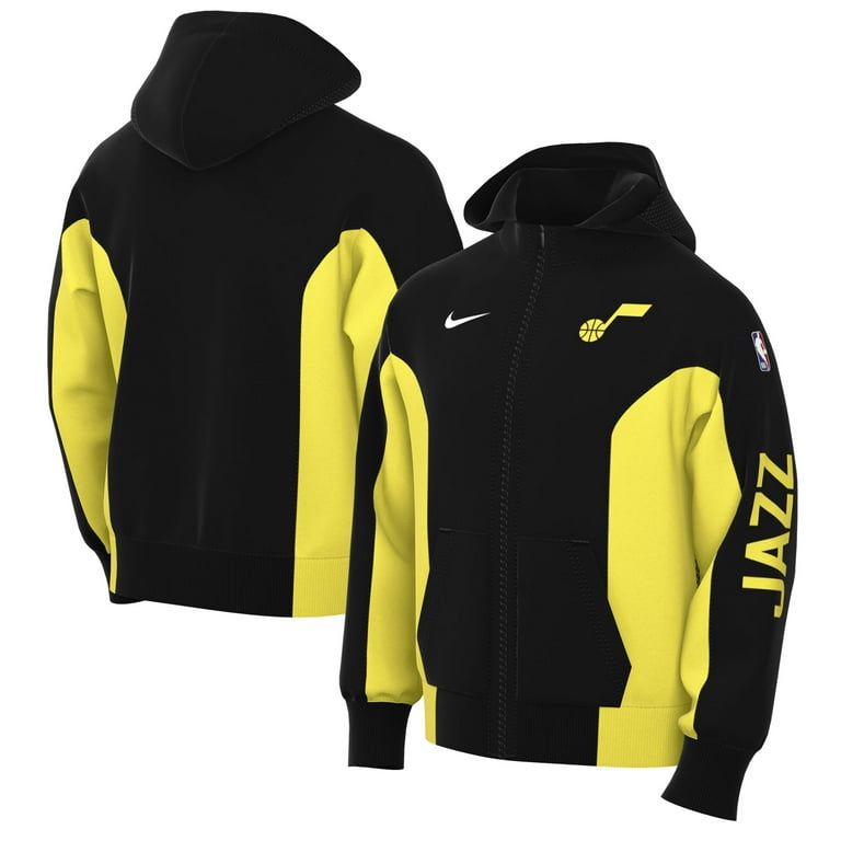 Men's Nike Black Utah Jazz 2023/24 Authentic Showtime Full-Zip