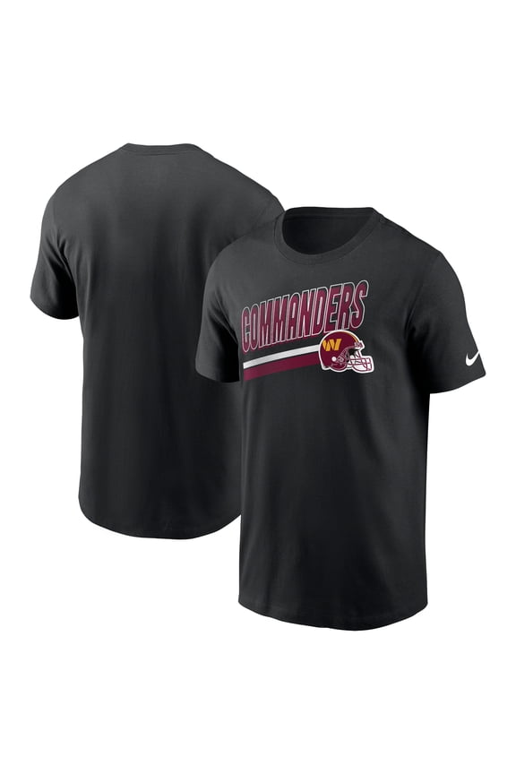 Men's Nike Black Washington Commanders Essential Blitz Lockup T-Shirt