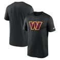 thumbnail image 1 of Men's Nike Black Washington Commanders Logo Essential Legend Performance T-Shirt, 1 of 3