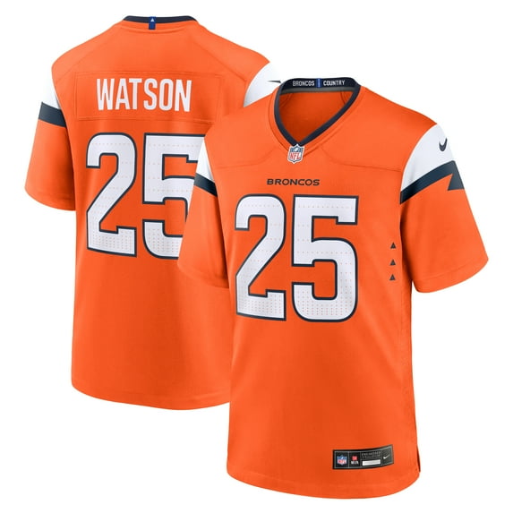 Men's Nike Blake Watson Orange Denver Broncos Team Game Jersey
