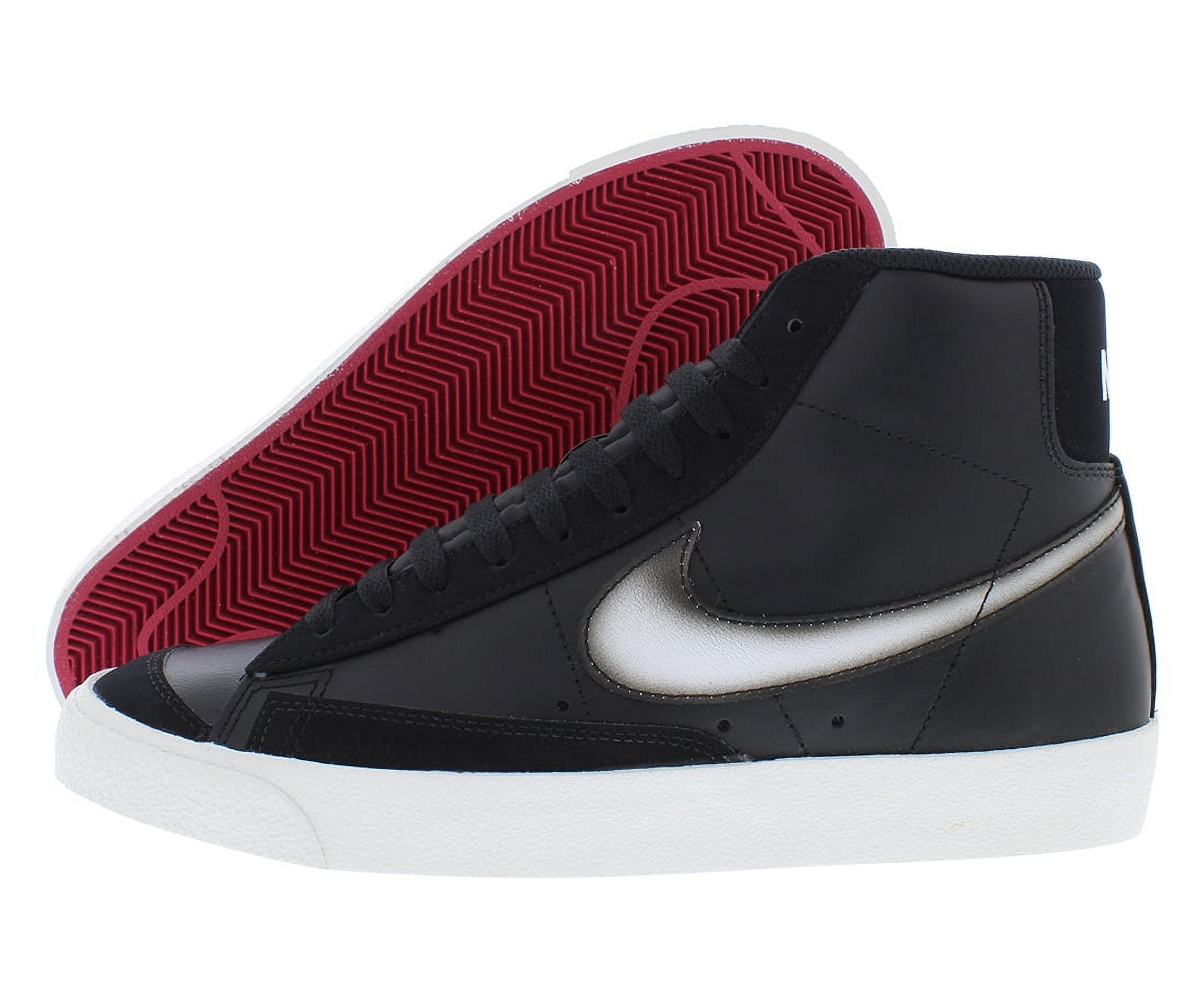 Men's Nike Blazer MID '77 VNTG NAS Blck/Smmt Wht-Noble Red (FD6924 001) - 11.5