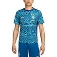 thumbnail image 1 of Men's Nike  Blue Brazil National Team 2024 Academy Pro Pre-Match Top, 1 of 6