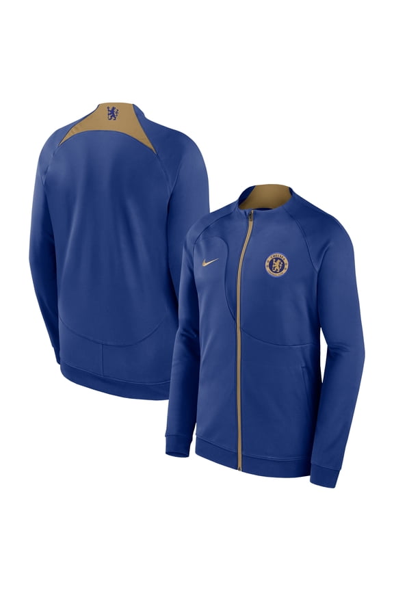 Men's Nike Blue Chelsea 2023/24 Academy Pro Anthem Raglan Performance Full-Zip Jacket