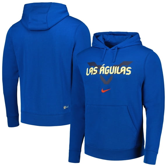 Men's Nike Blue Club America NSW Club Fleece Pullover Hoodie