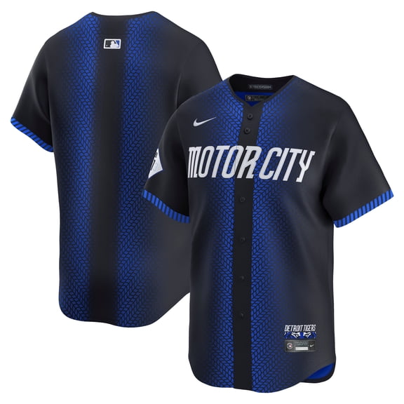 Men's Nike Blue Detroit Tigers City Connect Limited Jersey