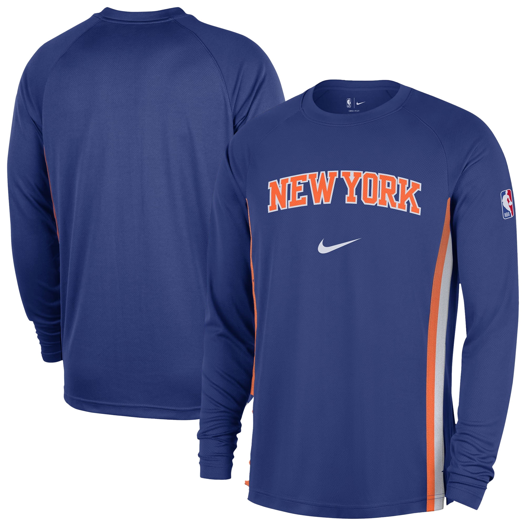Men's Nike Blue New York Knicks 2025/26 Authentic Pre-Game Legend