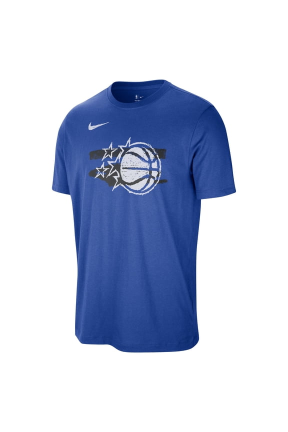 Men's Nike Blue Orlando Magic Courtside Club Shape of the Game T-Shirt