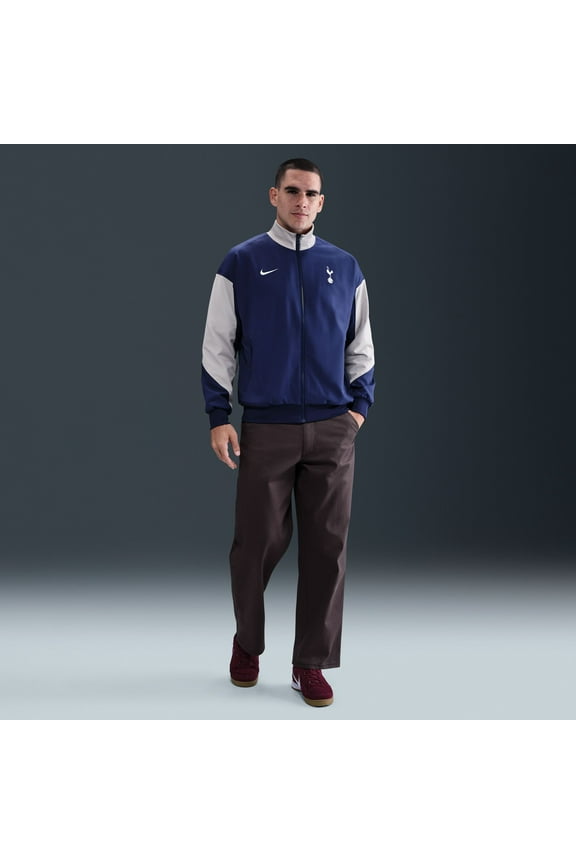 Men's Nike Blue Tottenham Hotspur 2025/26 Strike Anthem Full-Zip Jacket